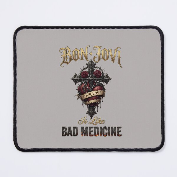 Item preview, 1 Bon Jovi Your Love Is Like Bad Medicine Graphic-80 designed and sold by DashawnKertzman.