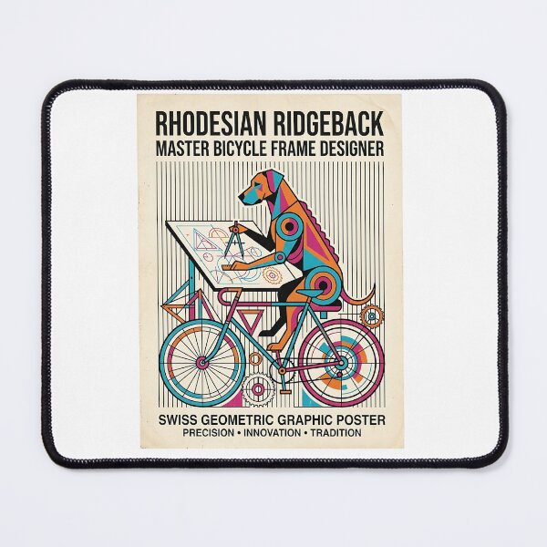 Item preview, Rhodesian Bicycle-Frame Designer designed and sold by PictoVibe.