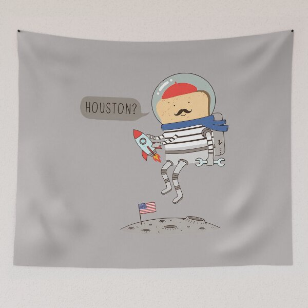 Item preview, Bonjour Toast Riding a Bicycle French Food Pun-29 designed and sold by DashawnKertzman.
