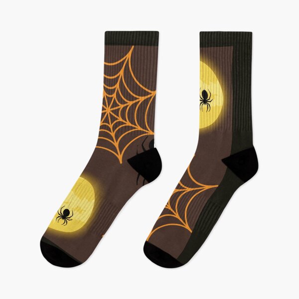 Item preview, Spooky Spiderwebs & Moonlit Bats Halloween Bedding designed and sold by Azurart2.