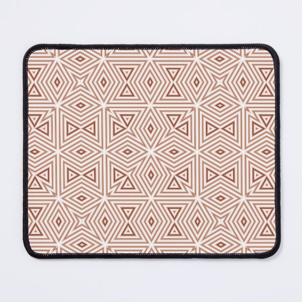 Item preview, Ornament art deco brown beige white designed and sold by fuzzyfox.