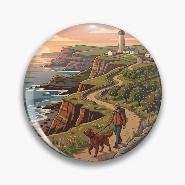 Item preview, Irish Setter Coastal Orchard Guide designed and sold by PictoVibe.