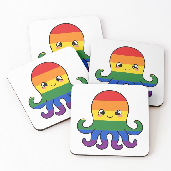Item preview, Cute Queer Octopus designed and sold by StateofQueer.