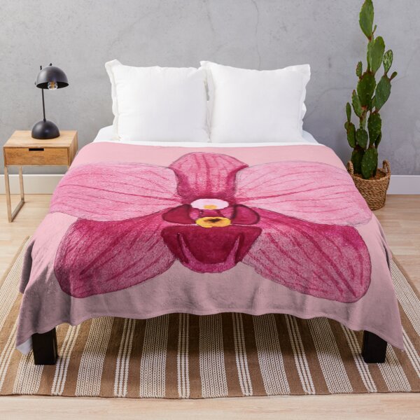Item preview, Butterfly Orchid – Watercolor Orchid Flower Art designed and sold by Greitas.