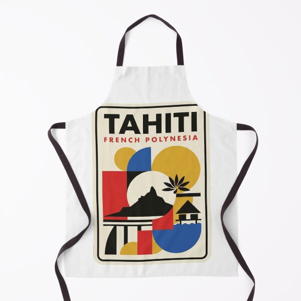 Item preview, Retro Tahiti Bauhaus Geometric Skyline designed and sold by k3rstman1.