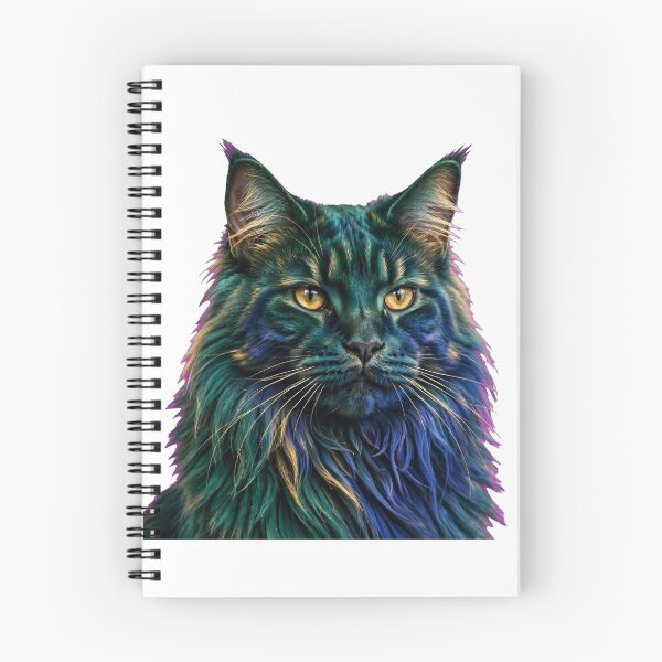 Item preview, Surreal Neon Cat Portrait Vivid Colors designed and sold by Avenuse style.