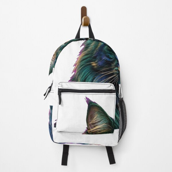 Item preview, Surreal Neon Cat Portrait Vivid Colors designed and sold by Avenuse style.