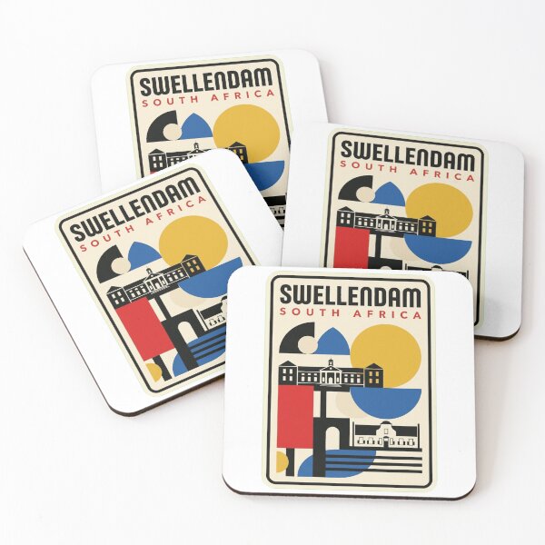 Item preview, Retro Swellendam Bauhaus Geometric Skyline designed and sold by k3rstman1.