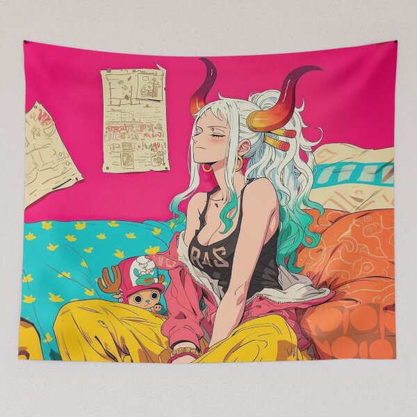Item preview, Yamato Bedroom Relax – One Piece Anime Art designed and sold by frantuliuss.