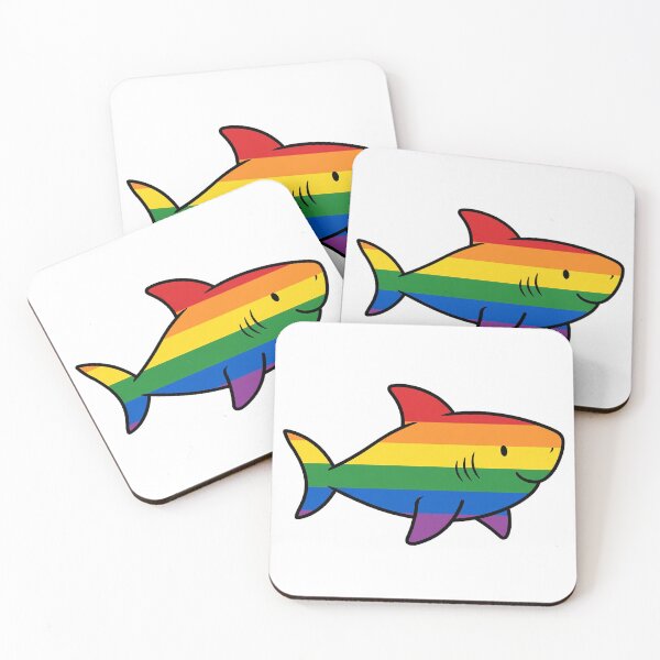 Item preview, Cute Queer Shark designed and sold by StateofQueer.