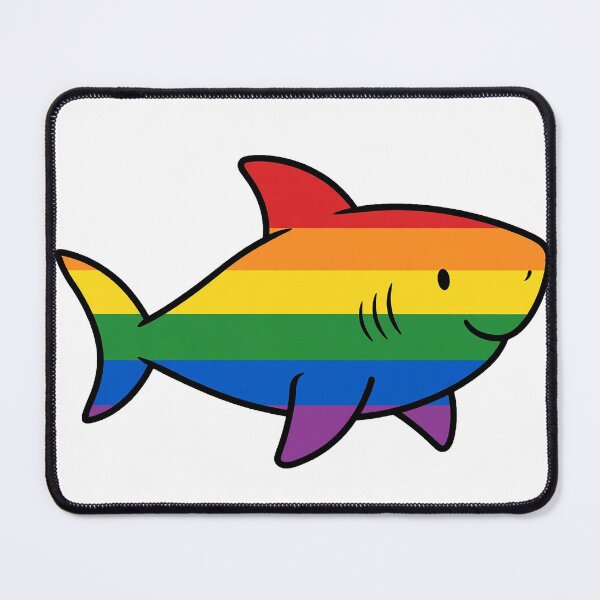Item preview, Cute Queer Shark designed and sold by StateofQueer.