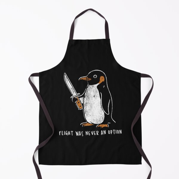 Item preview, Flight Was Never An Option Funny Penguin With Knife designed and sold by SHONIN.