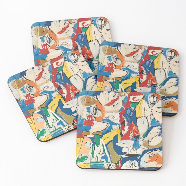 Item preview, The jugglers, 1951- designed and sold by VeilOfPigments.