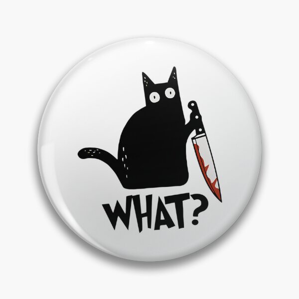 Item preview, Cat What Murderous Black Cat With Knife Gift Premium  designed and sold by zdravac.