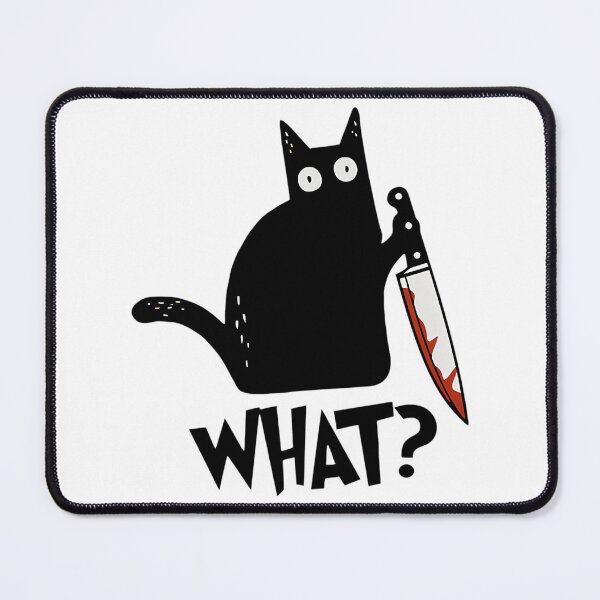 Item preview, Cat What Murderous Black Cat With Knife Gift Premium designed and sold by zdravac.