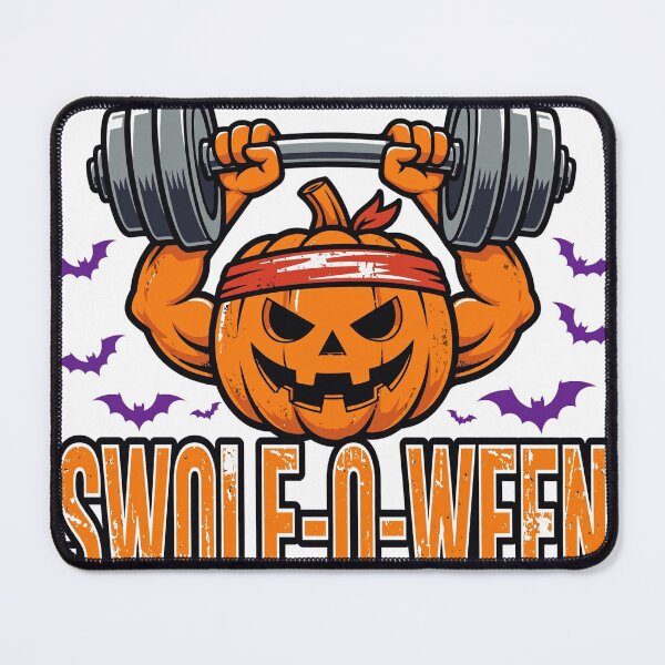 Item preview, Swole-O-Ween Funny Halloween Gym Shirt designed and sold by True North Thread.