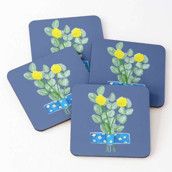 Item preview, Yellow Flowers – Watercolor Botanical Art designed and sold by Greitas.