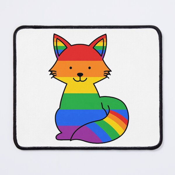 Item preview, Cute Queer Fox designed and sold by StateofQueer.