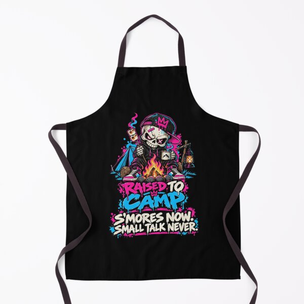 Item preview, Raised To Camp S'mores Now Small Talk Never Skull designed and sold by markymaarty.