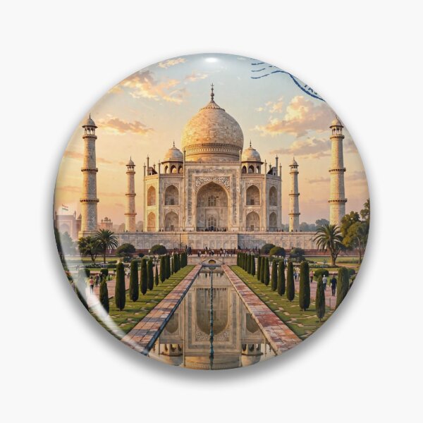 Item preview, India – Taj Mahal Agra Vintage Travel | Eternal Romance & Mughal Architecture designed and sold by DibujandoPorfa.
