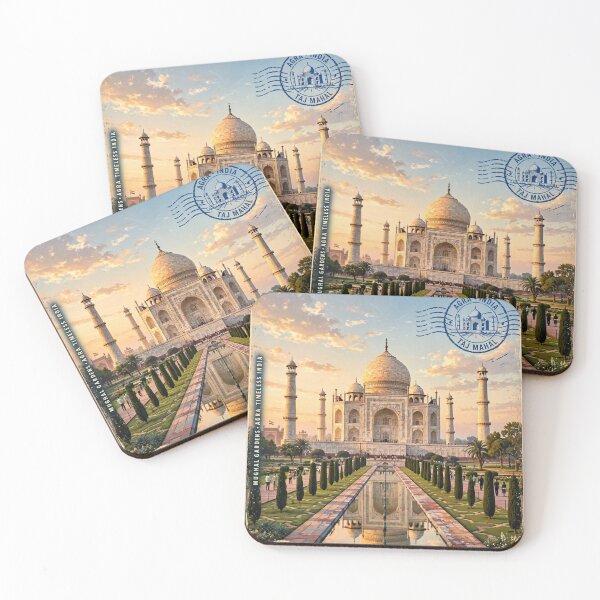 Item preview, India – Taj Mahal Agra Vintage Travel | Eternal Romance & Mughal Architecture designed and sold by DibujandoPorfa.