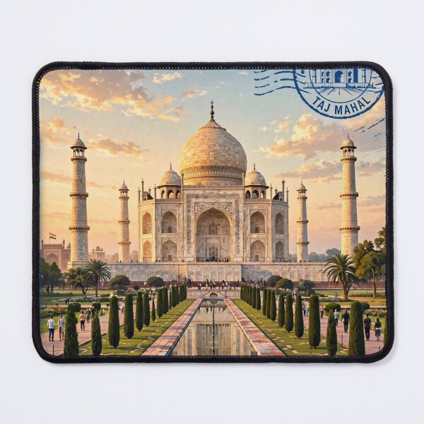 Item preview, India – Taj Mahal Agra Vintage Travel | Eternal Romance & Mughal Architecture designed and sold by DibujandoPorfa.