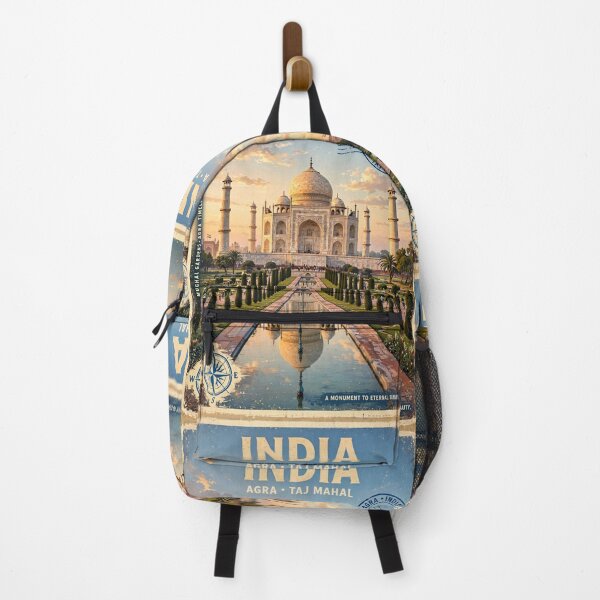 Item preview, India – Taj Mahal Agra Vintage Travel | Eternal Romance & Mughal Architecture designed and sold by DibujandoPorfa.