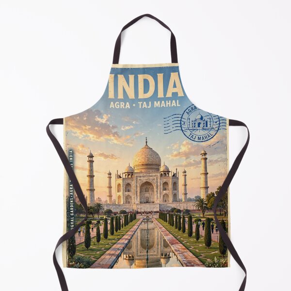 Item preview, India – Taj Mahal Agra Vintage Travel | Eternal Romance & Mughal Architecture designed and sold by DibujandoPorfa.