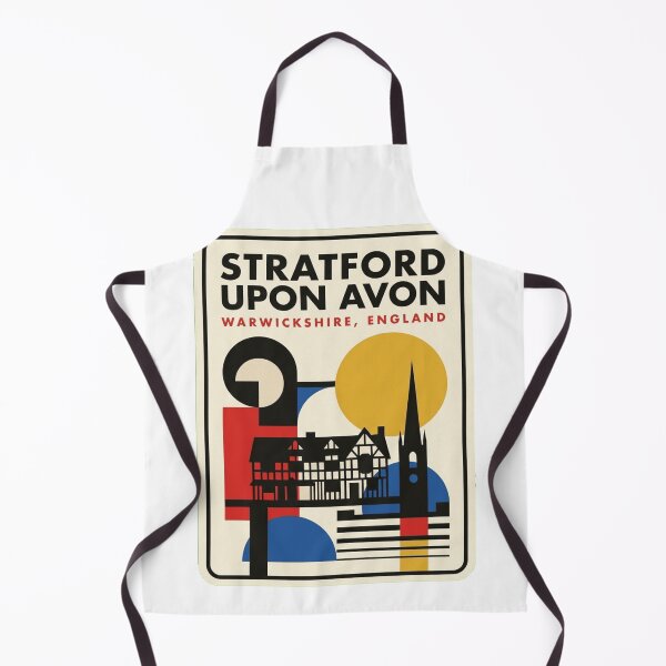 Item preview, Retro Stratford Upon Avon Bauhaus Geometric Skyline designed and sold by k3rstman1.