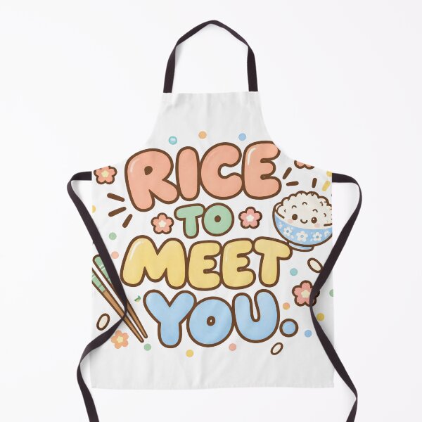 Item preview, Rice to Meet You – Cute Kawaii Rice Bowl Pun – Pastel Foodie Character Art Tee designed and sold by bobscraze.