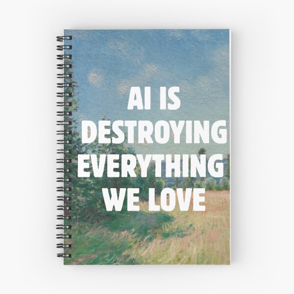 Item preview, AI is destroying everything we love designed and sold by careofjacks.