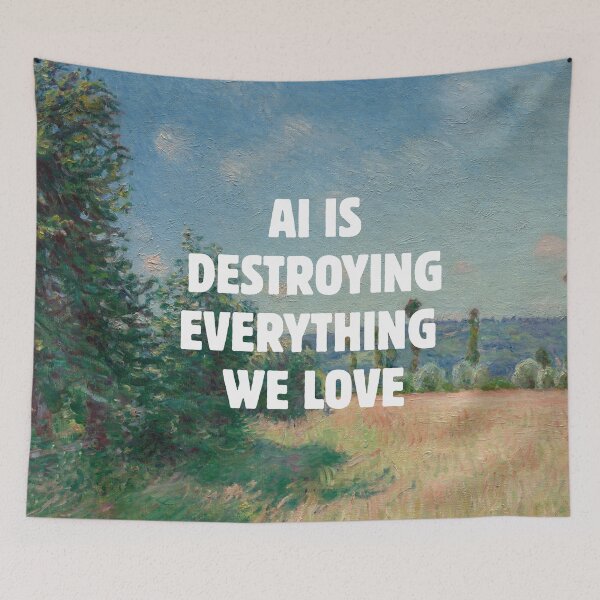 Item preview, AI is destroying everything we love designed and sold by careofjacks.