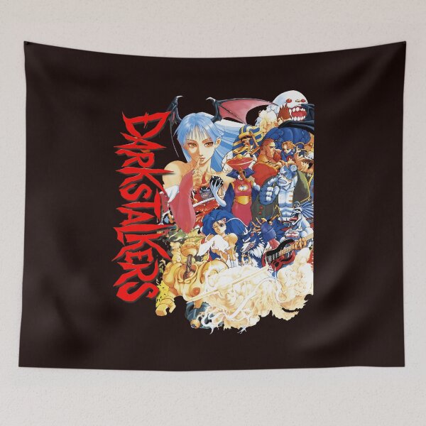 Item preview, Darkstalkers Character Group Retro Anime Art designed and sold by PIVASA.