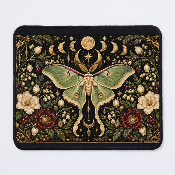 Item preview, Midnight Moth – Gothic Celestial Botanical Art designed and sold by DesignsbyVelvet.