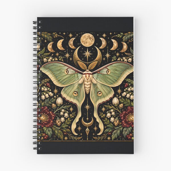 Item preview, Midnight Moth – Gothic Celestial Botanical Art designed and sold by DesignsbyVelvet.