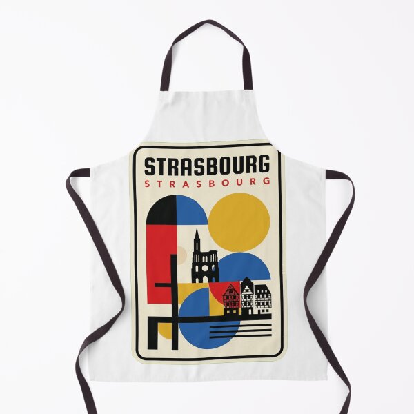 Item preview, Retro Strasbourg Bauhaus Geometric Skyline designed and sold by k3rstman1.