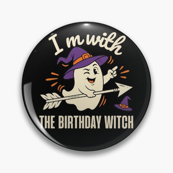Item preview, I'm With The Witch The Birthday Witch designed and sold by gidel-sales.