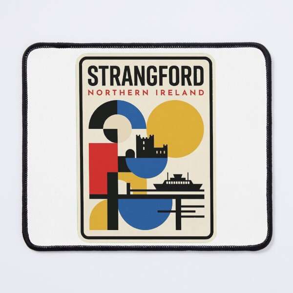 Item preview, Retro Strangford Bauhaus Geometric Skyline designed and sold by k3rstman1.