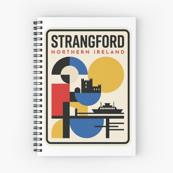 Item preview, Retro Strangford Bauhaus Geometric Skyline designed and sold by k3rstman1.