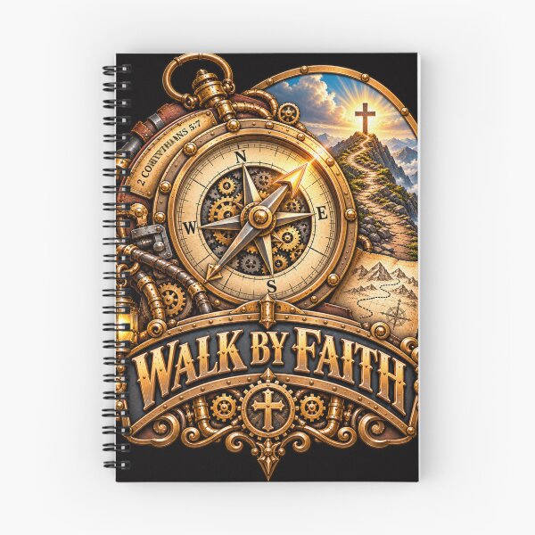 Item preview, Walk by Faith, Christian Steampunk Style designed and sold by TheBibleStop.