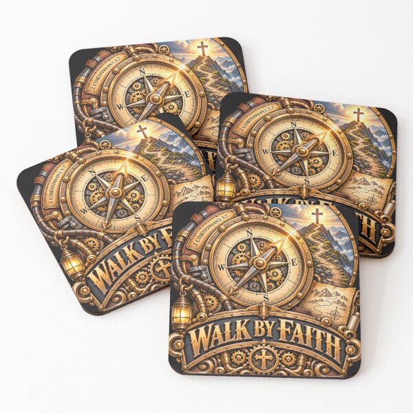 Item preview, Walk by Faith, Christian Steampunk Style designed and sold by TheBibleStop.