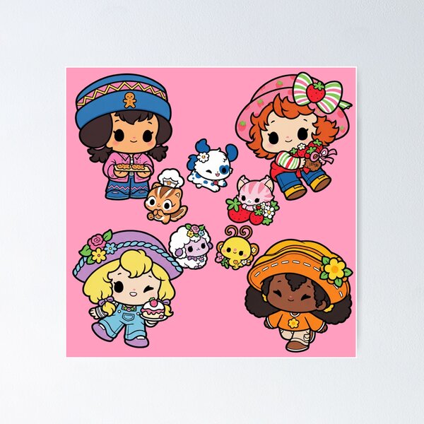Item preview, Strawberry and her friends designed and sold by JarquinDD.