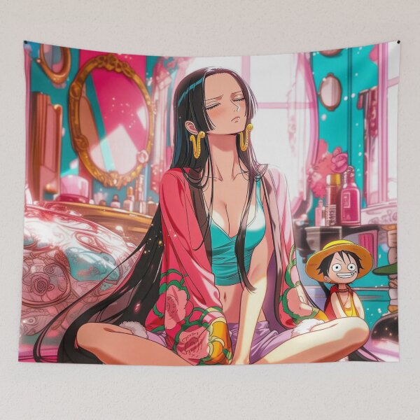 Item preview, Boa Hancock Glamorous Room – One Piece Anime Art designed and sold by frantuliuss.