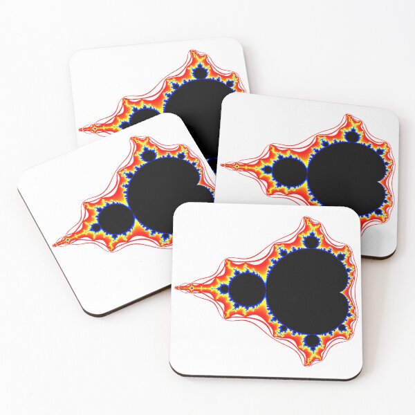 Item preview, Red Electric Mandelbrot Set Fractal Geometry Shapes Mania designed and sold by Shapes-Mania.