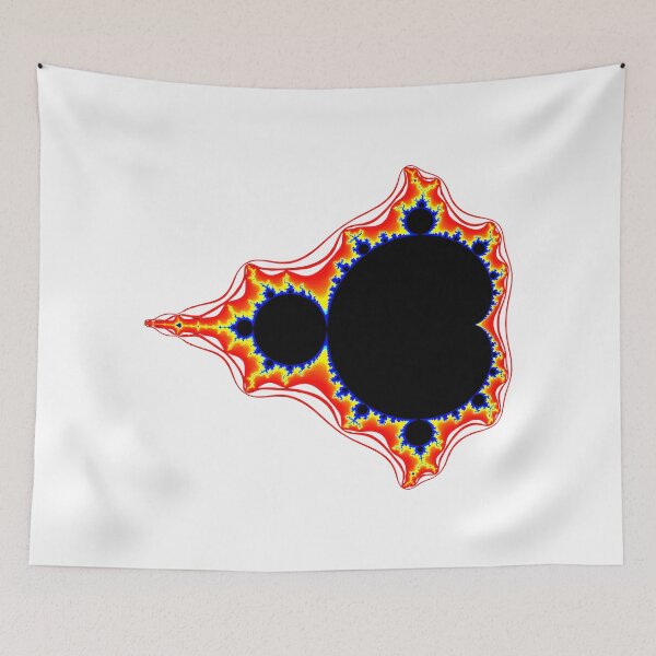 Item preview, Red Electric Mandelbrot Set Fractal Geometry Shapes Mania designed and sold by Shapes-Mania.