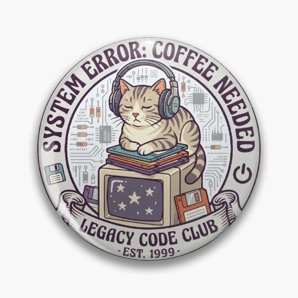 Item preview, System Error Coffee Needed Legacy Code Club designed and sold by CrazyRedBubble1.