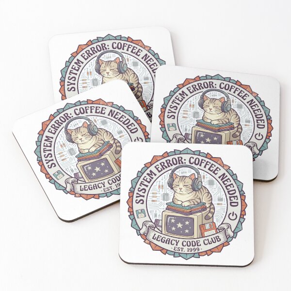 Item preview, System Error Coffee Needed Legacy Code Club designed and sold by CrazyRedBubble1.
