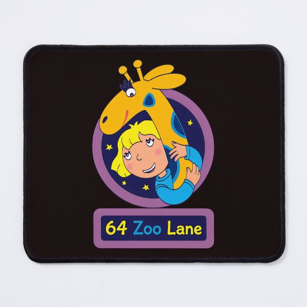 Item preview, Zoo Lane Girl Giraffe Friendship Cartoon Art designed and sold by HEEIKA-ART.