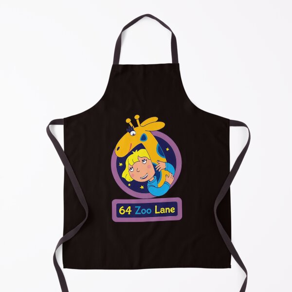 Item preview, Zoo Lane Girl Giraffe Friendship Cartoon Art designed and sold by HEEIKA-ART.