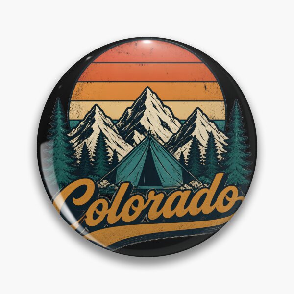 Item preview, Colorado Camping Retro Mountain Adventure Outdoor Nature Graphic Gift designed and sold by Zizo-DR44.